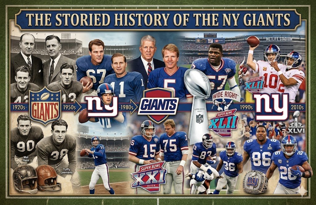 The Storied History of the NY Giants