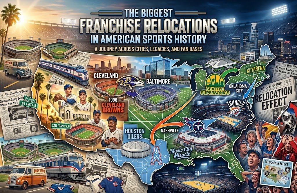 The Biggest Franchise Relocations in American Sports History