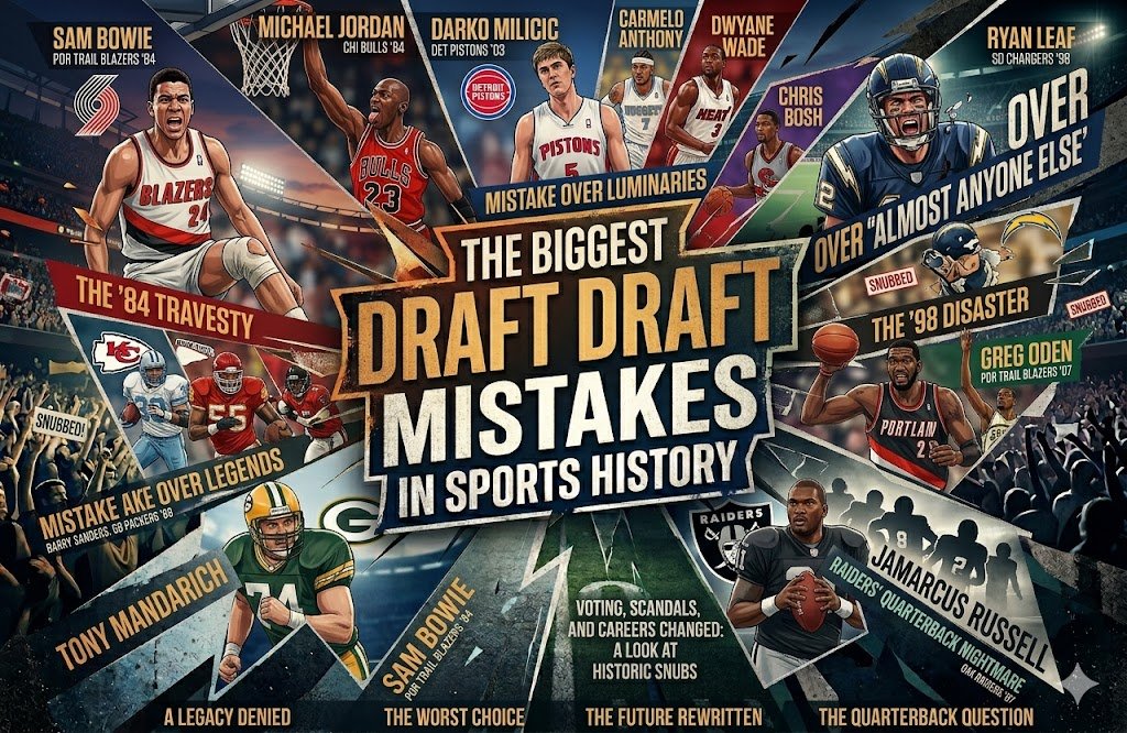 The Biggest Draft Mistakes in Sports History