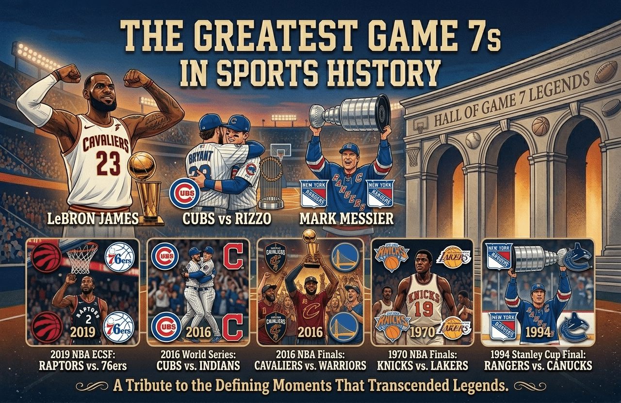 The Greatest Game 7s in Sports History