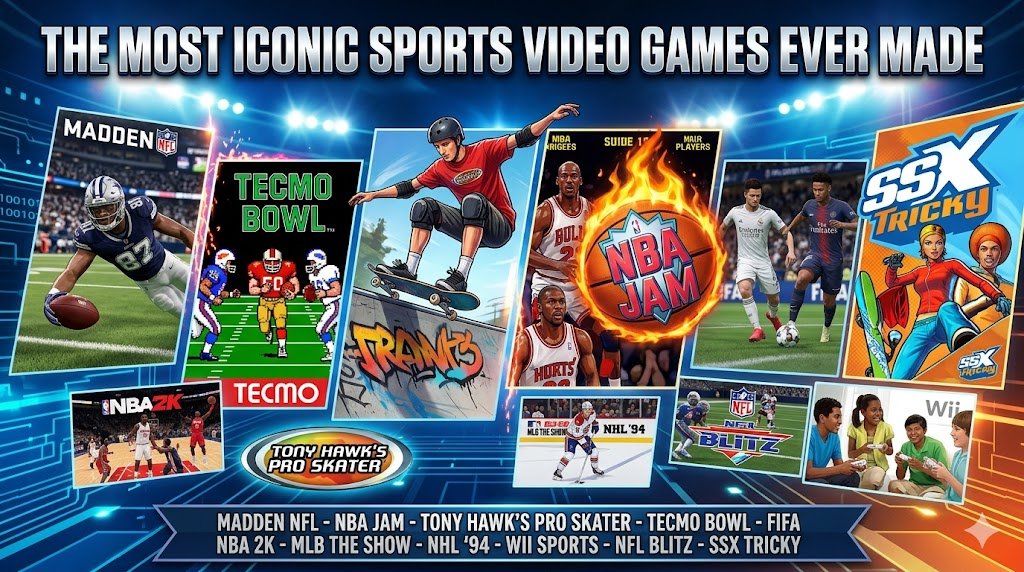 The Most Iconic Sports Video Games Ever Made