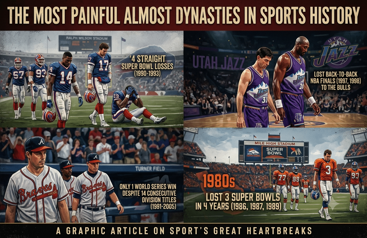 The Most Painful Almost Dynasties in Sports History