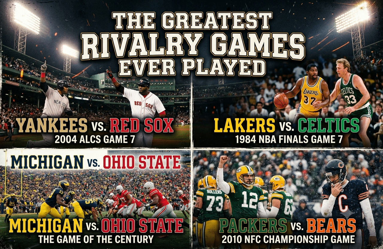 The Greatest Rivalry Games Ever Played