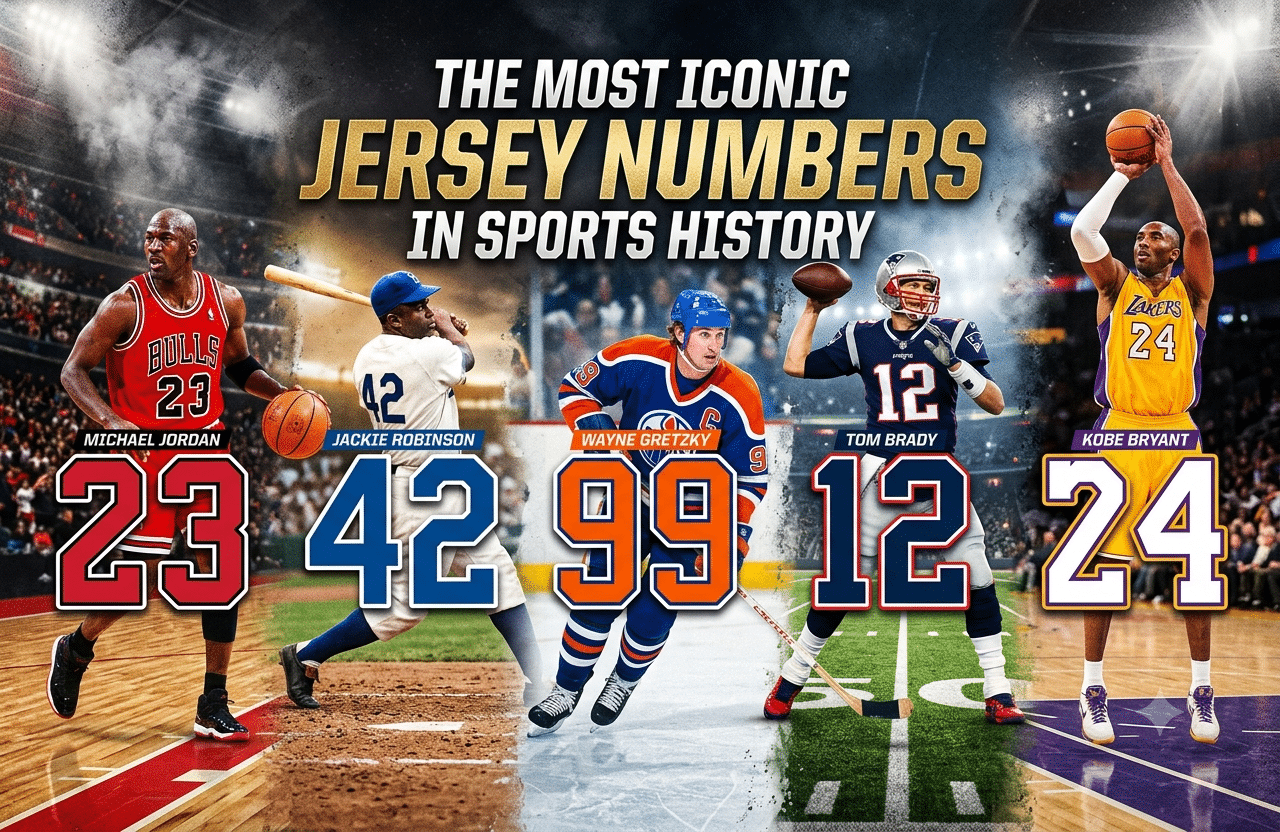 The Most Iconic Jersey Numbers in Sports History