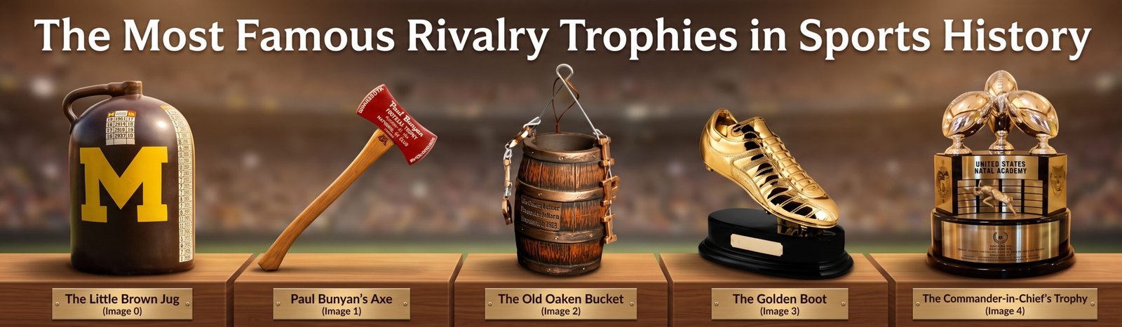 The Most Famous Rivalry Trophies in Sports History