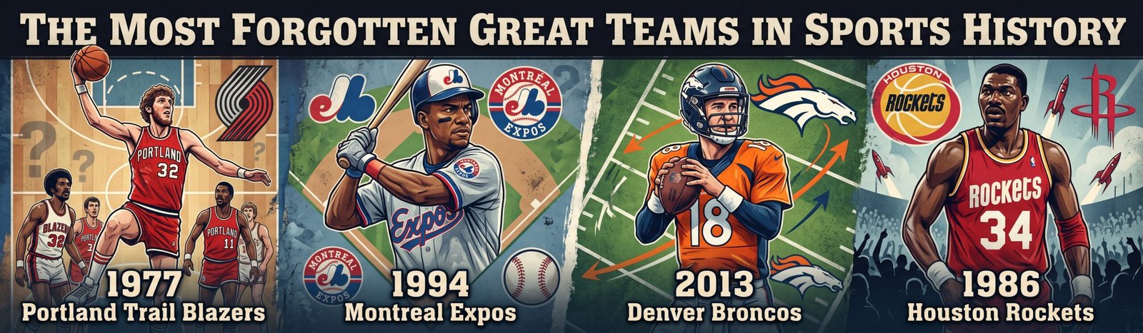The Most Forgotten Great Teams in Sports History